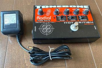 Radial Tonebone - Hot British Distortion met adaptor beschikbaar voor biedingen