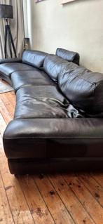 Rochebobois bank zwart, Huis en Inrichting, Zetels | Zetels, Ophalen, Gebruikt, 100 tot 125 cm, 300 cm of meer