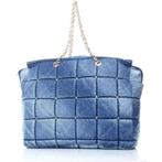 Patricia Pepe shopper in jeans, Handtassen en Accessoires, Tassen | Damestassen, Ophalen of Verzenden, Nieuw, Blauw, Shopper