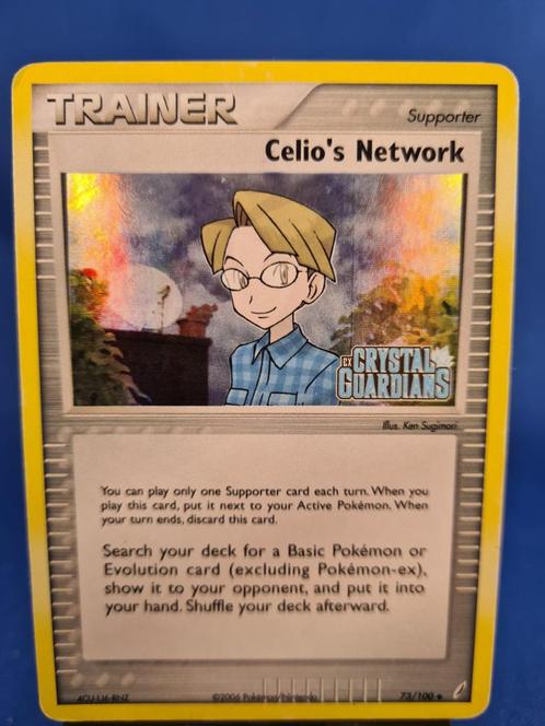 Celio's Network 73/100 - Crystal Guardians (Reverse Holo), Hobby en Vrije tijd, Verzamelkaartspellen | Pokémon, Gebruikt, Verzenden