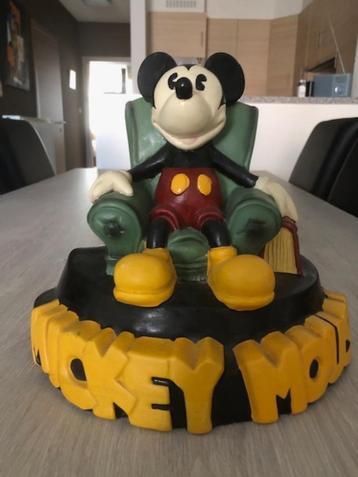 mickey mouse in zetel, Enlèvement, Mickey Mouse, Comme neuf, Statue ou Figurine