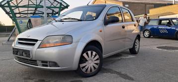 DAEWOO KALOS/1200cc BENZINE/AIRCO/GEKEURD/CAR PASS/1350E, Autos, Daewoo, Argent ou Gris, Achat, Entreprise, 5 portes