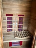 Infrarood sauna cederhout, Sport en Fitness, Sauna, Ophalen, Zo goed als nieuw, Infrarood