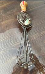 Ancien batteur manche bois 1930 Fonctionnel, Antiquités & Art, Enlèvement ou Envoi