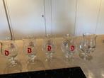 Duvel glazen - 5 stuks, Verzamelen, Ophalen, Zo goed als nieuw, Bierglas