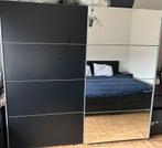 Kleding kast met spiegel, Huis en Inrichting, Kasten | Kleerkasten, Ophalen, Gebruikt, Met plank(en)