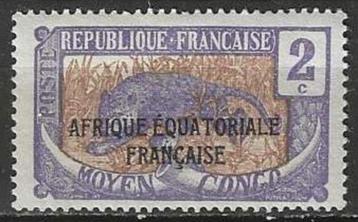 Frans-Equatoriaal-Afrika 1924 - Yvert 208 - Luipaard 2c (PF) beschikbaar voor biedingen
