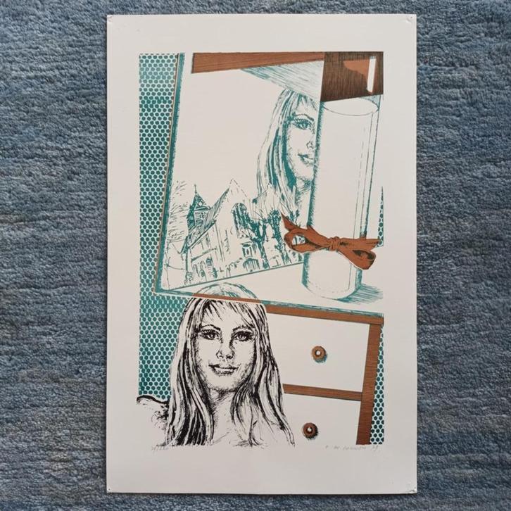 Paul De Cocker (1931-2020) - Lithografie handgesigneerd, Antiek en Kunst, Kunst | Litho's en Zeefdrukken, Ophalen of Verzenden