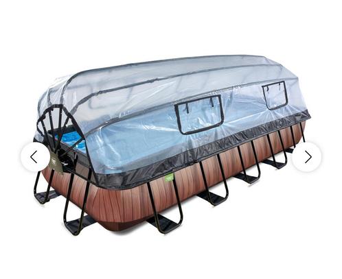 Zwembad met overkapping Exit, Tuin en Terras, Zwembaden, Gebruikt, Opzetzwembad, 80 tot 120 cm, 400 cm of meer, 200 tot 300 cm