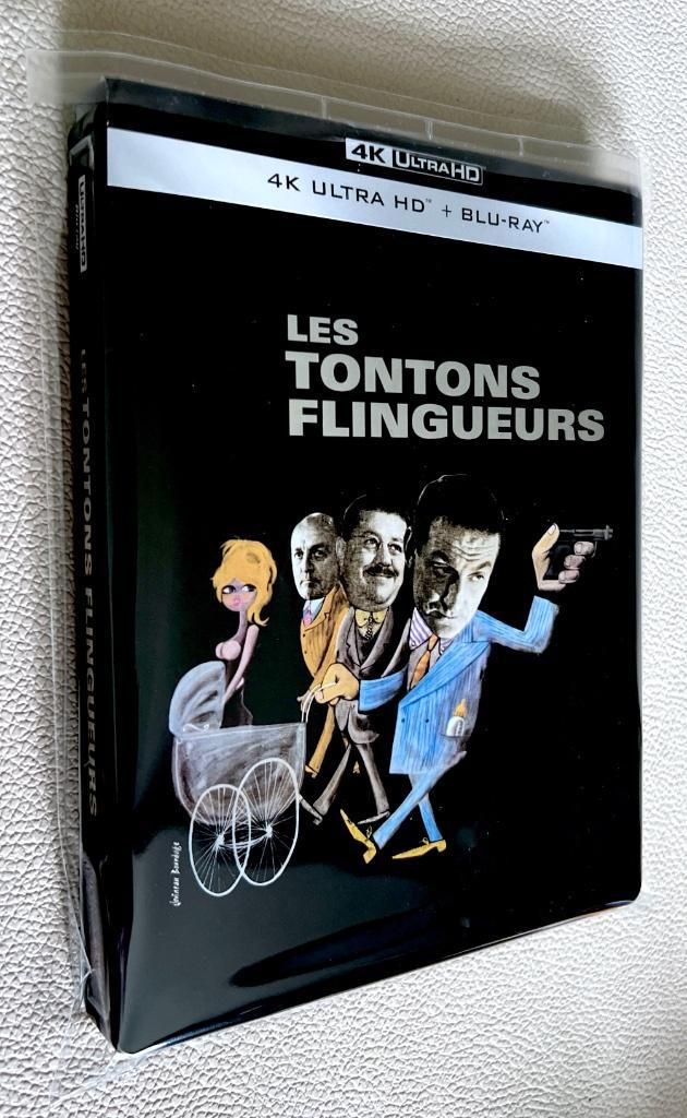 LES TONTONS FLINGUEURS (4KUHD) "STEELBOOK" 2 Bluray + Boekje, Cd's en Dvd's, Blu-ray, Zo goed als nieuw, Klassiekers, Boxset, Ophalen of Verzenden