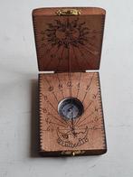 Petite boussole El Valecitto - cadran solaire en bois, Utilisé, Enlèvement ou Envoi
