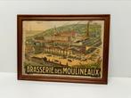 Affiche Brasseries des Moulineaux, Verzamelen, Ophalen of Verzenden