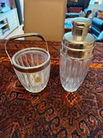 DeMeyer kristallen coctail shaker en ijs emmer., Ophalen