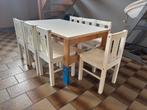Kindertafel met 7 stoelen, Kinderen en Baby's, Ophalen, Zo goed als nieuw, Stoel(en)
