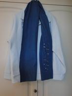 Veste polaire avec écharpe assortie, Bleu, Porté, Damart, Taille 42/44 (L)