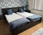 2 Ikea Malm bedden 90 x 200, Huis en Inrichting, Slaapkamer | Bedden, Ophalen, Zo goed als nieuw
