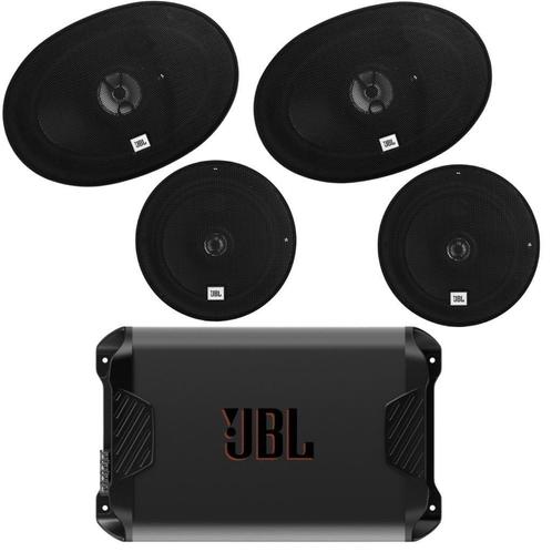 JBL audio set versterker en 16,5 cm en 6 x 9 speakers, Autos : Divers, Haut-parleurs voiture, Neuf, Enlèvement ou Envoi