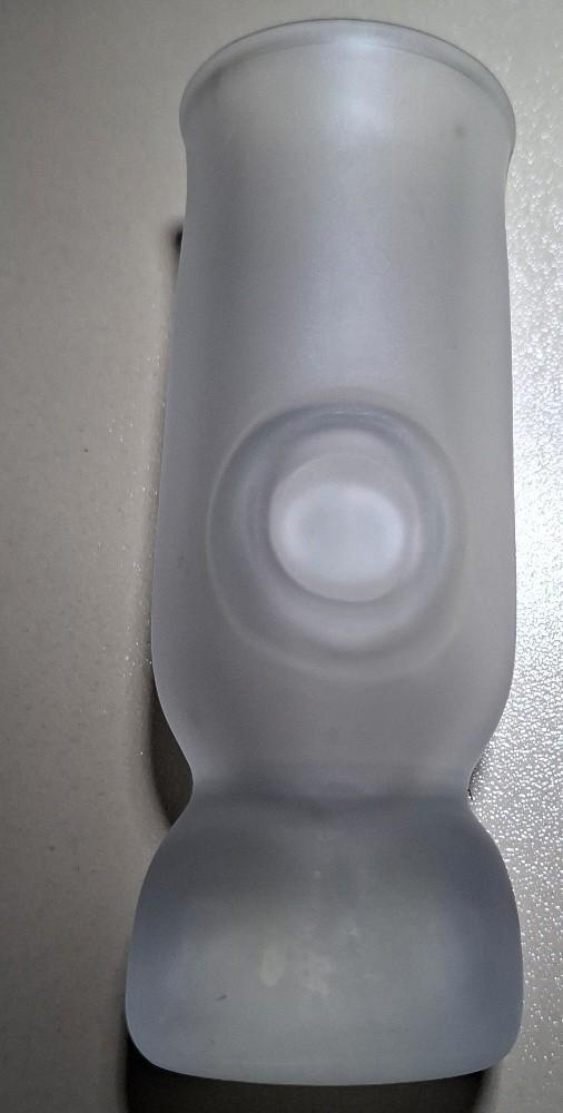 3 verres à liqueur  - verre dépoli « empreinte du pouce », Antiquités & Art, Antiquités | Verre & Cristal, Enlèvement ou Envoi