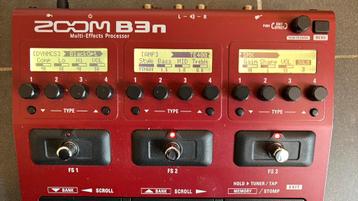 Zoom B3n Bass multieffect beschikbaar voor biedingen