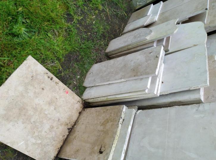 Partij 1 e keus Jura tegels, Doe-het-zelf en Bouw, Tegels, Gebruikt, Vloertegels, Overige materialen, 40 tot 60 cm, Ophalen