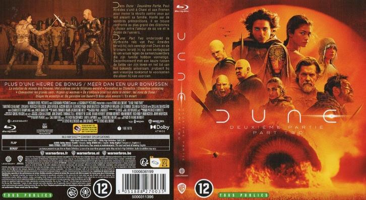 dune part two (blu-ray) nieuw, Cd's en Dvd's, Blu-ray, Nieuw in verpakking, Science Fiction en Fantasy, Ophalen of Verzenden