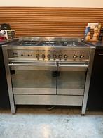 Gasfornuis - 6pits - smeg - 100cm, Elektronische apparatuur, Fornuizen, Ophalen, Gebruikt, 60 cm of meer, Gas