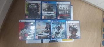 11 jeux pour console Sony PS5 et PS4  beschikbaar voor biedingen