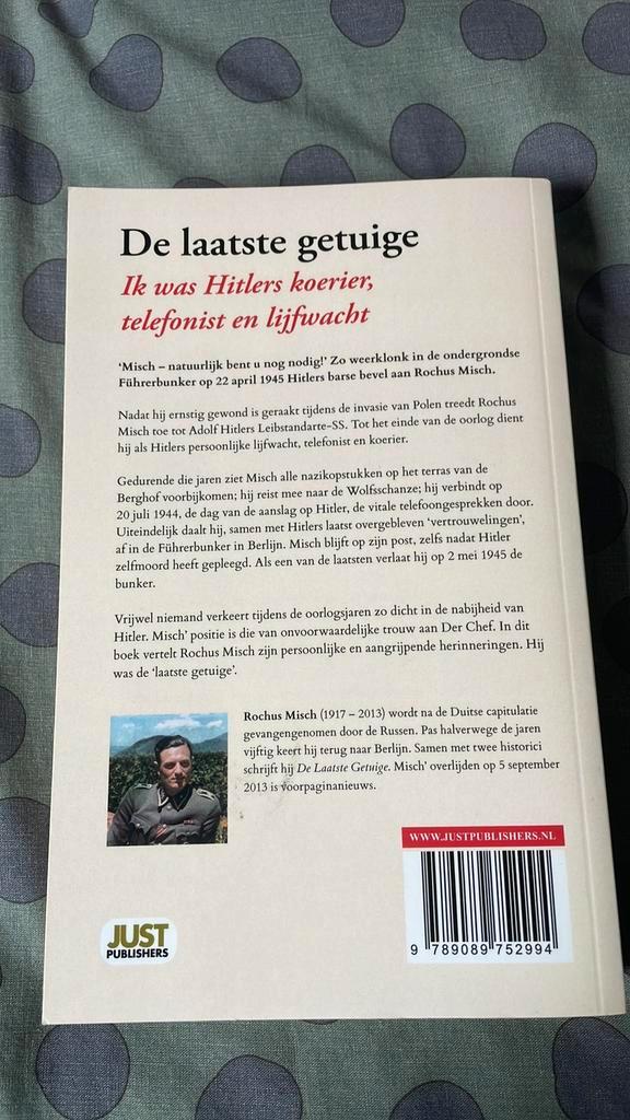 Rochus Misch - De laatste getuige, Boeken, Oorlog en Militair, Ophalen