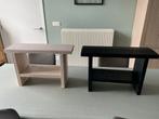 2 houten bankjes, Ophalen, Gebruikt, Hout