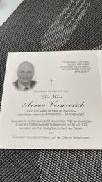 Gewezen hoofdcontroleur directe belasting, Verzamelen, Bidprentjes en Rouwkaarten, Verzenden, Bidprentje