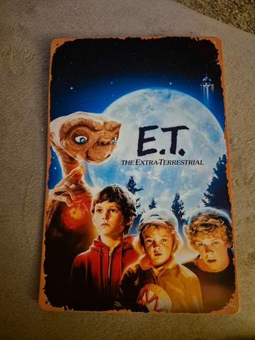 Metalen plaat E.T. disponible aux enchères