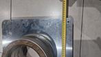 Plaque + raccord double paroi BOFILL, Ophalen, Nieuw, Inox