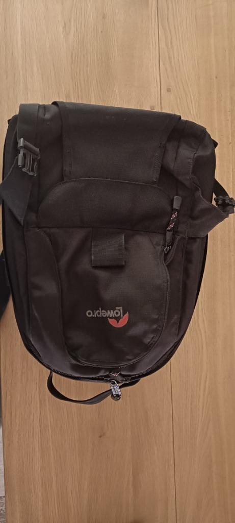 Lowepro Mini Trekker AW zwarte camerarugzak, Audio, Tv en Foto, Foto | Cameratassen, Gebruikt, Rugtas, Lowepro, Ophalen of Verzenden