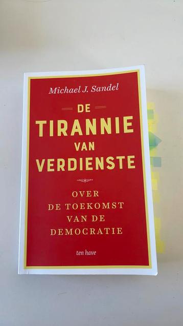 Michael J. Sandel - De tirannie van verdienste disponible aux enchères