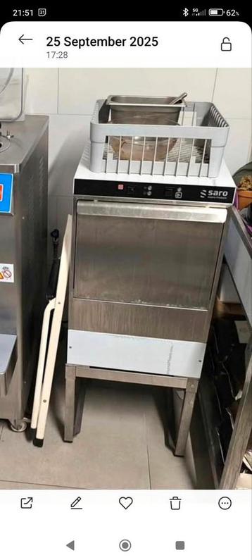 Saro industriële afwasmachine  beschikbaar voor biedingen