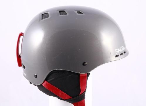 55 56 57 58 59 cm skihelm/snowboardhelm SMITH HOLT, Grey/red, Sport en Fitness, Skiën en Langlaufen, Gebruikt, Overige typen, Ski