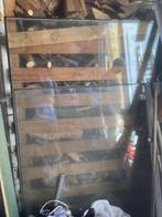 2 glazen ramen te koop (135x140 & 125x185), Doe-het-zelf en Bouw, Ophalen, Gebruikt