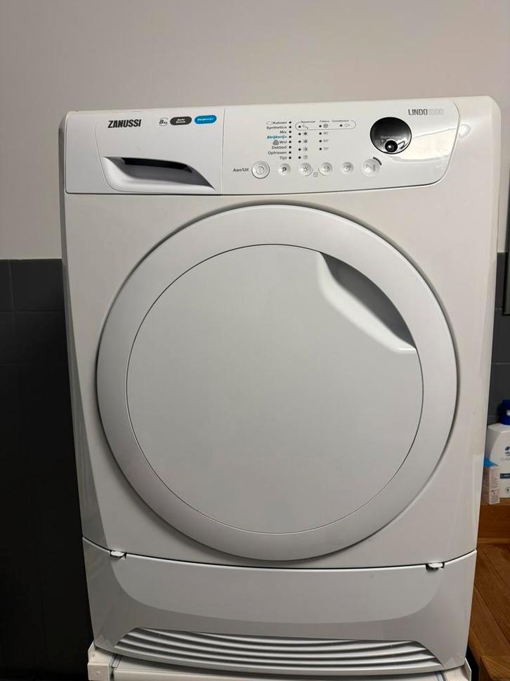 Sèche-linge Zanussi 8 kg, Electroménager, Sèche-linge, Utilisé, Chargeur frontal, 8 à 10 kg, 85 à 90 cm, Enlèvement