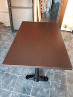 Horeca tafel: bruine hout, Huis en Inrichting, Ophalen of Verzenden, Zo goed als nieuw