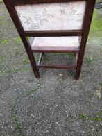Fauteuil de bureau ancien en chêne à rembourrer.., Ophalen, Gebruikt, Bruin, Bureaustoel