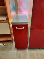 Armoire Ikea rouge avec tiroirs, Comme neuf, Rouge, Enlèvement ou Envoi