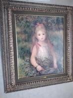 Olieverf op doek „Het meisje met de schoof” van RENOIR, Antiek en Kunst, Ophalen of Verzenden