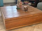 Table etcnicraft 110x110, Maison & Meubles, Tables | Tables de salon, Enlèvement, Comme neuf, Teck
