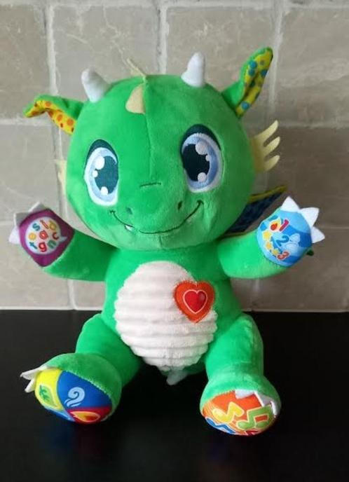 Knuffel Mijn vriend de draak Clementoni interactief draakje, Kinderen en Baby's, Speelgoed | Knuffels en Pluche, Zo goed als nieuw