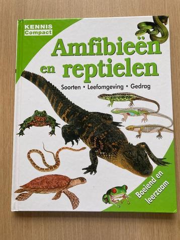 Informatief boek - Amfiibieën en reptielen - Kennis Compact beschikbaar voor biedingen