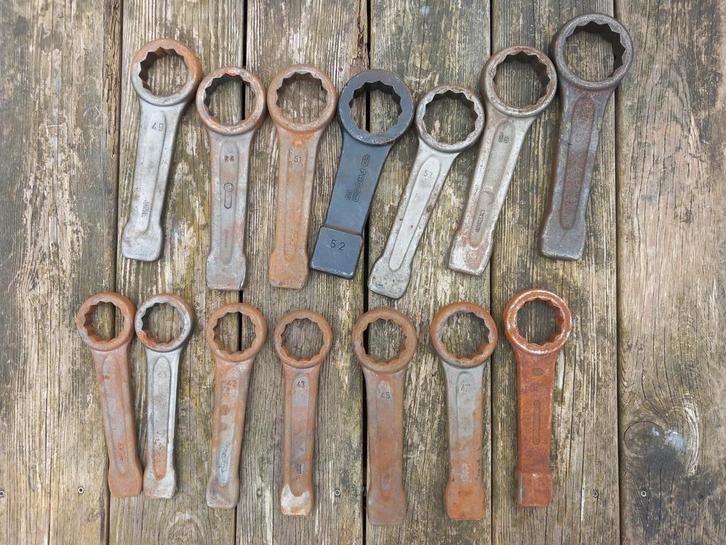 Clés polygonales à frapper, Autos : Divers, Outils de voiture, Comme neuf, Enlèvement