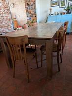 Stevige houten eettafel, Huis en Inrichting, Tafels | Eettafels, Ophalen