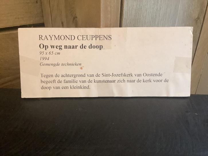 Top kunstwerk ! Raymond Ceuppens !, Antiek en Kunst, Kunst | Beelden en Houtsnijwerken, Ophalen