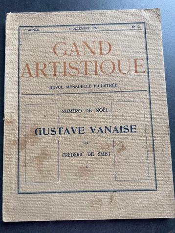 GENT Gand artistique. Gustave Vanaise. beschikbaar voor biedingen