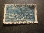 Saar/Sarre 1927 Mi DE-SL 118(o) Gestempeld/Oblitéré, Postzegels en Munten, Ophalen of Verzenden